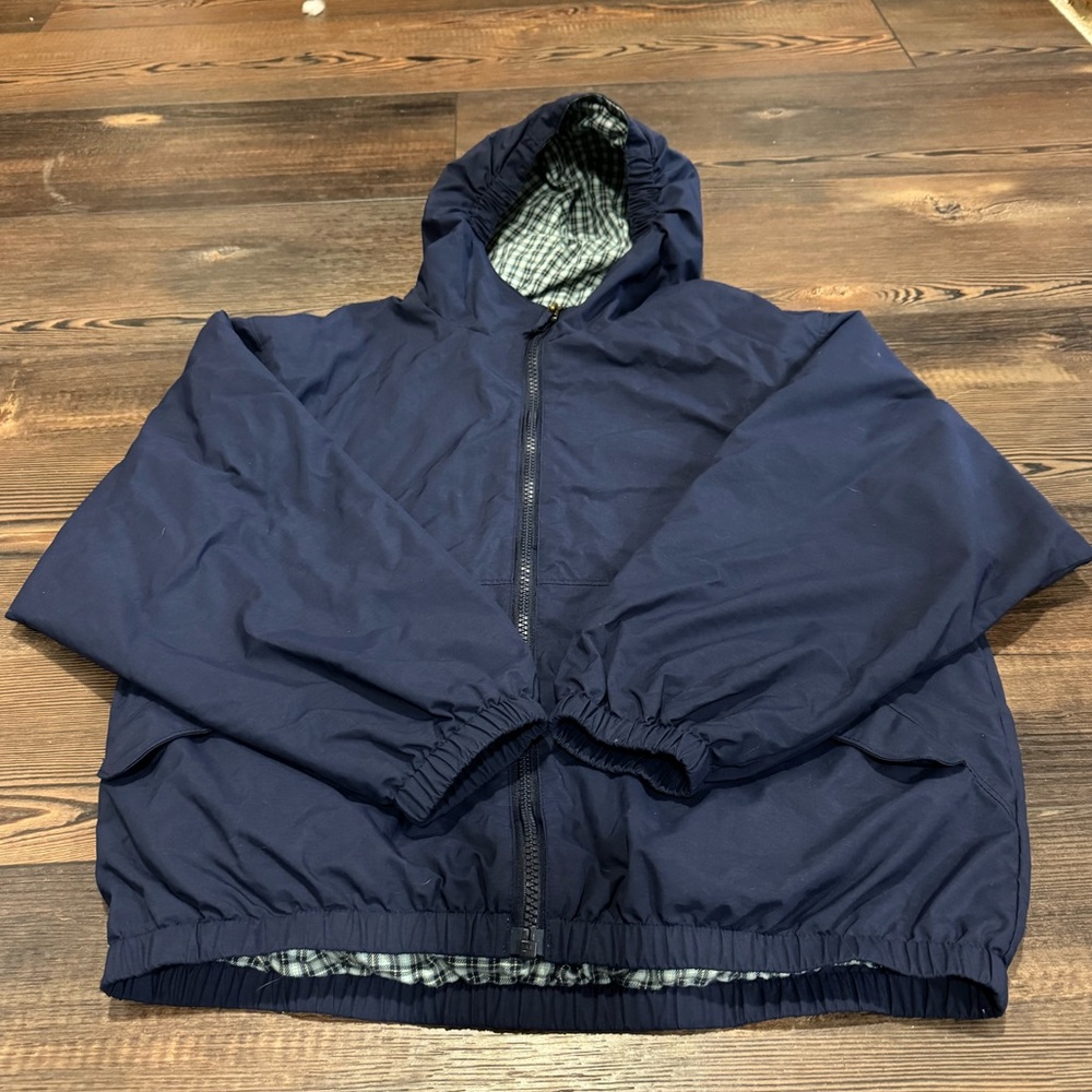 EUC - Lands’ End Kids Windbreaker Sz M(10-12)